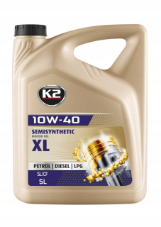 K2 Texar 10W-40 5L polo-syntetický olej A3/B3/B4
