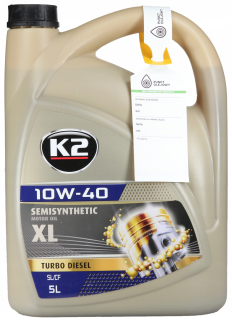 K2 Texar XL -TD Turbo Diesel 10W40 - 5L