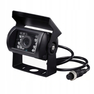 Cúvacie kamery - Reverzná kamera 4 PIN 18 DIOD IR zbernica 12V/24V