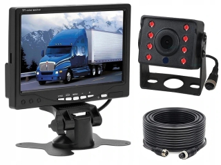 Cúvacie kamery - Monitor autobusu 7 4 PIN kábel kábla 10 m Sony kábel