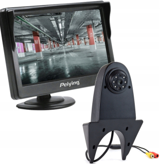 Cúvacie kamery - Univerzálny monitor kamery zbernice 5 '' LCD