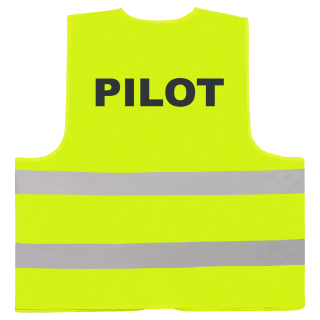 Reflexný pilot tlač na zadnej strane - 4xl