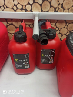Kanister na benzín - PVC Canister 5L.Z s Elastom.