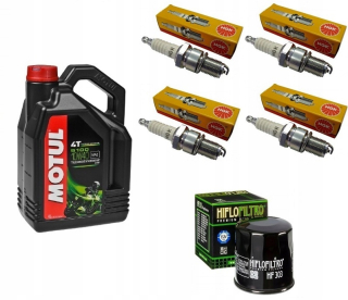 Kawasaki ZX 9R ZX9R Ninja Motul 4L +filter +sviečky