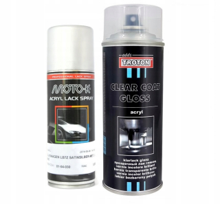 Každá farba auta + bezfarebný sprej 600 ml