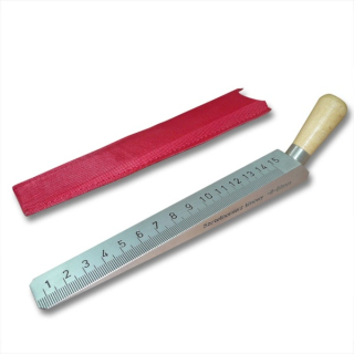 Meranie klinu, 15 cm 0,1 mm klinový mizerník