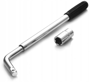 Kľúče na kolesá áut - Kľúč k teleskopickým kolesám 19-21 mm posilnil silné