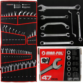 Ploché vetvy ohnuté, Torx 47 PCS Org.