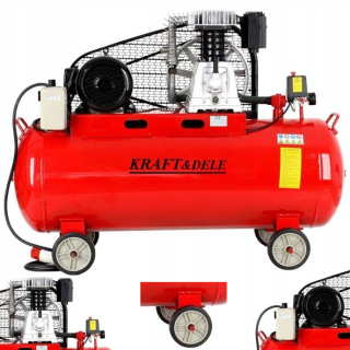 Kompresor - Olejový kompresor kraft a dele kd1476 300 l 8 bar