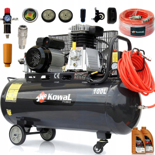 Kompresor - Ropný kompresor kowal Polska K2 100 l 10 bar