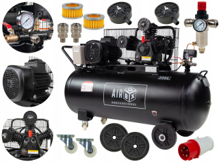 Kompresor - Airbox Pro 200 L 12,5 barový olejový kompresor