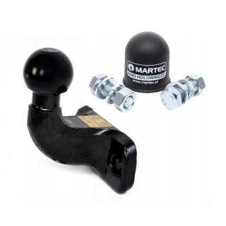 Flanzowa kovaná guľa 90 mm +montážne skrutky +kryt