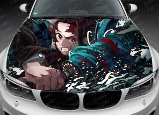Kamado Tanjirou Anime Anime Demon Slayer Car Mask