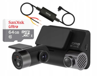 Fotoaparát 70MAI A800S 4K DASH CAM +zadný +64 GB +adaptér