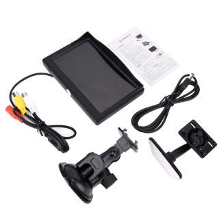 Parkovacie senzory - Kamery s reverziou automobilu 5 '' Monitor s obrazovkou HD