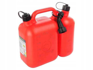 Kanister na benzín - Canister Tank 5L+lievik s prítokovým ventilom