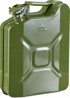 Lievik - Relaxdates Plyn Canister - 10 l, kov