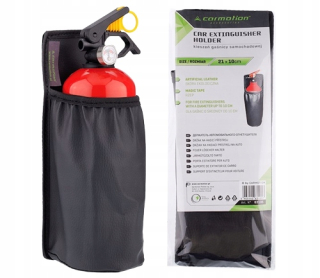 Organizér do auta - Vrecko s suchým zipsom pre hasiaci prístroj 1 kg Ekologická koža
