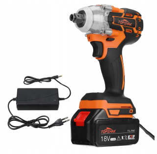 Rázový uťahovák - Kľúč do nárazu batérie 550n.m +1 AKU