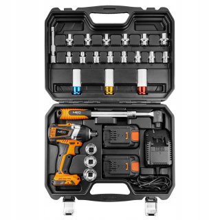 Rázový uťahovák - Akumulátorový rázový uťahovák 200Nm NEO Tools 08-600