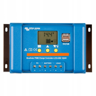 Klinový remeň kosačky - Victron PWM LCD a USB 12/24V 20A Controller