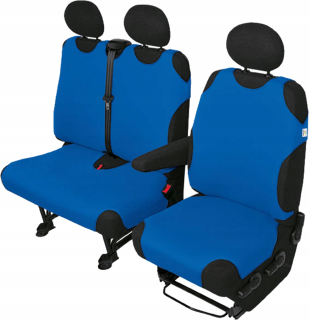 Autopoťahy - T -shirts na kreslá pre ducato scudo modrý autobus
