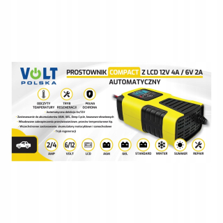 Klinový remeň kosačky - 6v 12v 4a CompAc Automatic usmertifier nabíjačka