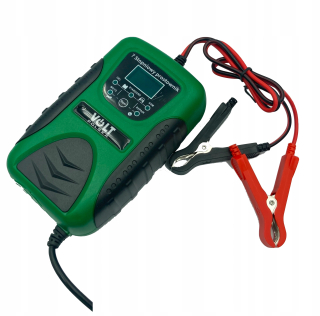 Klinový remeň kosačky - Volt 12v 8a Kompaktná zelená nabíjačka