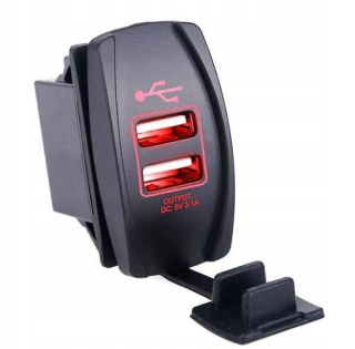 USB 5V nabíjačka 3.1a hermetická zásuvka 12/24V R