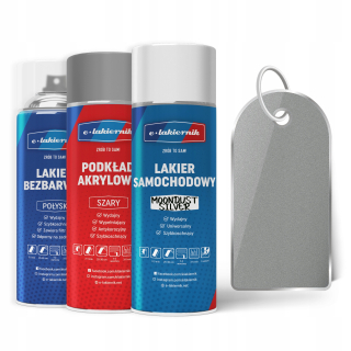 Lak automobilu Ford Moondust Silver