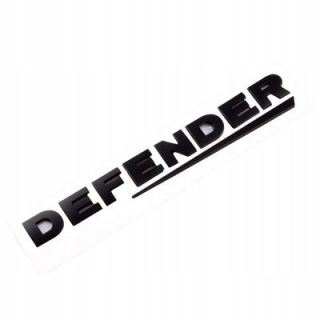 Znak obrancu Land Rover Black Matte Stamp