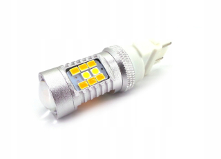 Žiarovky - LED 3157 12V-24V 3057 P27/7W 2000LM Biela oranžová