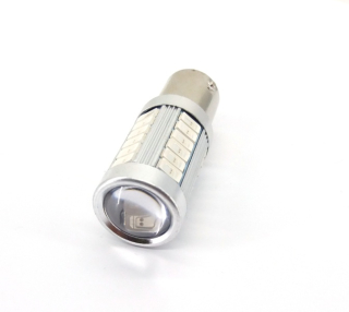 Žiarovky - LED BA15S 12-24V Red Canbus R10W P21W 1000LM