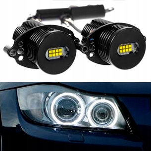 Žiarovky - Markery LED krúžkov pre BMW E90 E91 zdvih Strong 160W