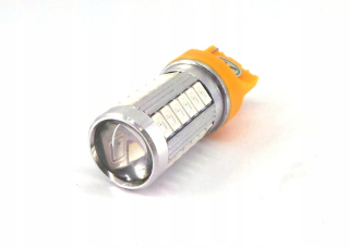 Žiarovky - LED W21W 7440 12-24V CANBUS ORANGE USA