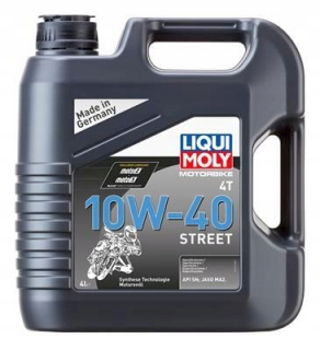 Liqui Moly Oil 10W-40 Motorbike 4T Street 4L