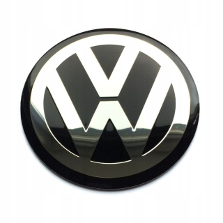 LOGO ZNAK VW ODZNAK PRIEMER 90MM ČIERNA