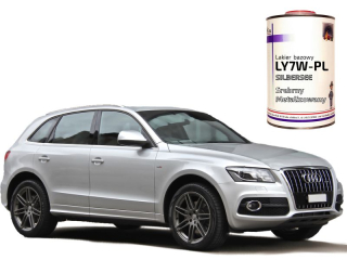 Základný lak strieborný kovový kovový audi vw 5b Ly7w 1 l