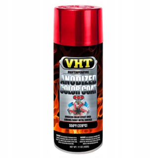 Rozprašovací lak červený kovový efekt VHT SP450