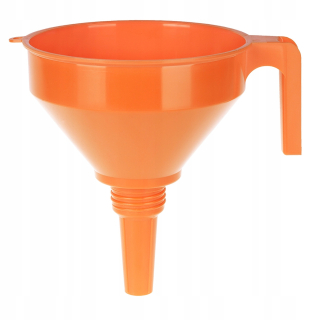 Kanister na benzín - Kovový lievik 12cm pre palivovú nádobu 5L/10L/20L