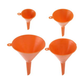 Kanister na benzín - Nastavte lievik Orange PVC (4 diely)
