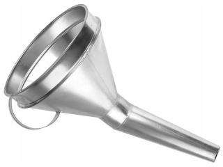 Lievik - Kovový lievik, 165 mm misa, šikmé
