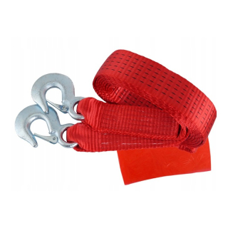 Ťažné lano - Káblová pásová páska na pásku 7.5T Hook + háčik