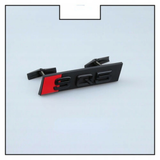 Logo Emblem Stamp Audi S Q5 na čiernom grile