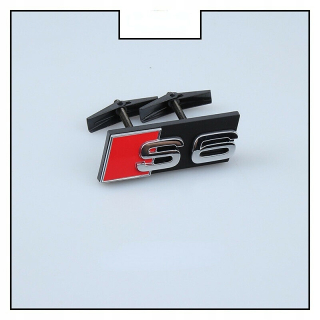 Logo Emblem Stamp Audi S6 na Chrome Grill