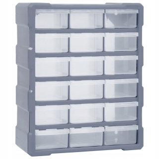 Box, skrinka na náradie - Organizátor s 18 zásuvkami Vidaxl 149598
