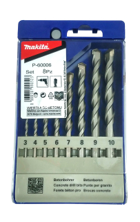 Vrtak, vrtáky - Makita sada betónových vŕtačiek P-60006