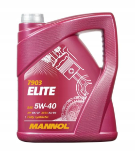Mannol Elite 5W-40 API SN/CF 5L + zadarmo