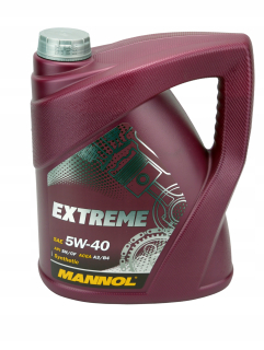 Mannol Extreme 5W-40 API SN/CF 5L + zadarmo