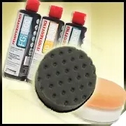 Menzerna & LC/3M Deluxe Set - 3x250 ml + podložka